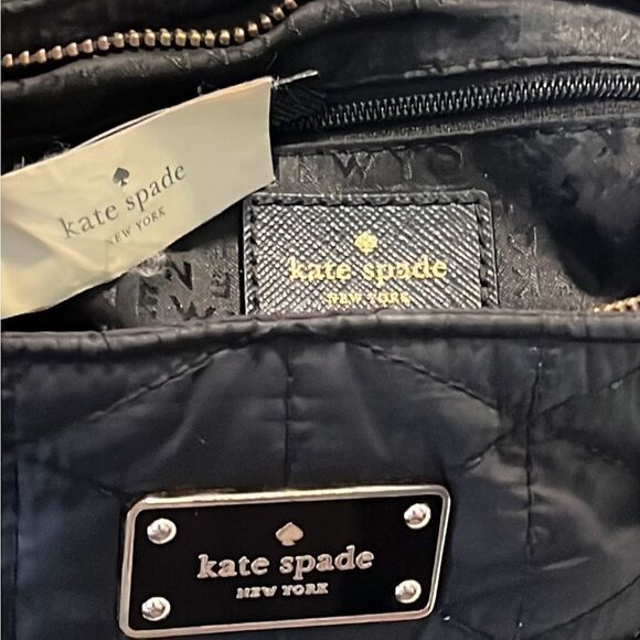 Kate Spade Blake Avenue Quilted Nylon Black Adjustable Strap Crossbody Bag - Picture 8 of 10